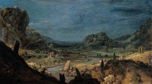 Seghers, River Valley, c. 1626-30; oil on panel