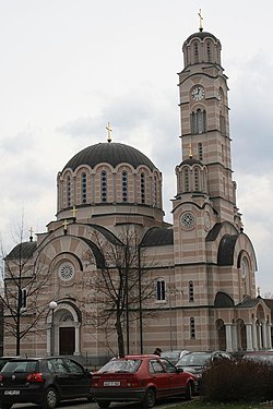 Serbian Orthodox church near the city centre