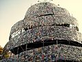 Babel Tower of books in Buenos Aires.