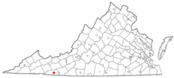 Location of Independence, Virginia