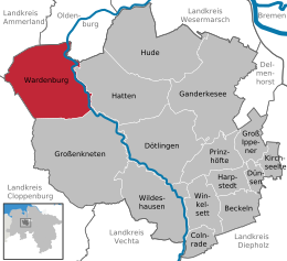 Wardenburg – Mappa