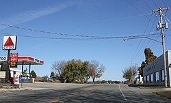 Looking north at Waucousta on US 45