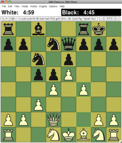 GNU Chess 6.0.0 on XBoard 4.5.1