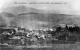 Miribel-Lanchâtre at the start of the 20th century