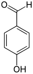 Struktur von 4-Hydroxybenzaldehyd