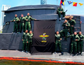 Operadores de la AFEAU, Destacamento Bravo, pertenecientes a la Armada de Colombia (Infantería de Marina de Colombia).