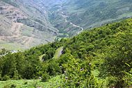 نمایی از جاده آلاشت