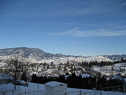 View of Barnhartvale from South end facing North