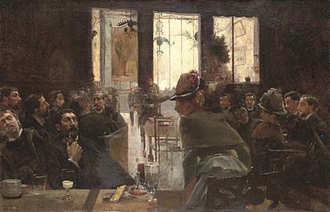 La Brasserie, olio su tela (1886).