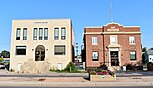 The historic old post office building and Dominion Business College building, both built in 1929.