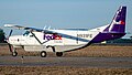 FedEx Feeder C208 taxiing to Runway 35 at MHT