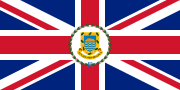 圖瓦盧領地政府旗（1976年10月1日至1978年10月1日）圖瓦盧成為單獨海外領地，並準備獨立
