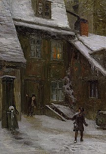 Courtyard in the Snow