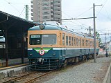 福鉄急行色の復刻カラーに塗装された203編成（田原町　2007年6月）