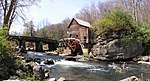 Glade Creek Grist-möllan i West Virginia, USA