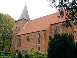 The church in the village of Gressow