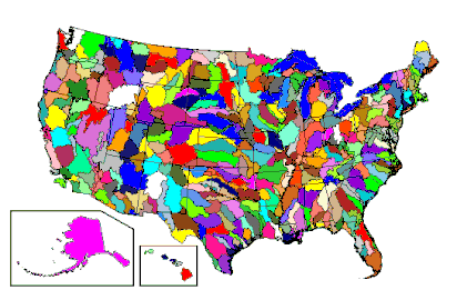 Water resource basins (6-digit codes)