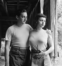 Abramson and his wife, Miriam Bienstock, c. 1947