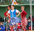 Traditional Highland Dancers at Dornoch Highland Gathering.