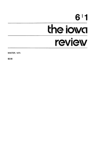 The Iowa Review (Winter 1975)