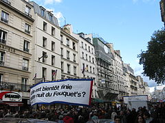 Manifestation du 16 octobre 2010 à Paris.