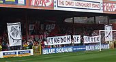 One of the stands of Bootham Crescent
