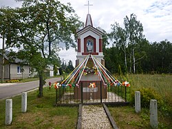 A chapel in Niedźwiad, Łódź province.