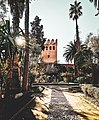 Jardin à l'intérieur de la casbah