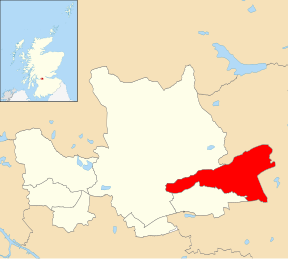 Location of the Kirkintilloch East and North and Twechar ward