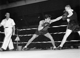 Boxning, oktober 1951.