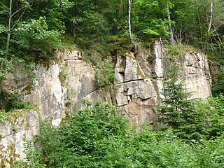 Carrière de rhyolite