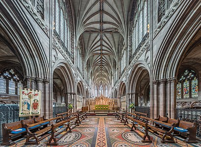 High altar of Lichfield Cathedral, by Diliff