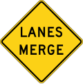 W9-4 Lanes Merge