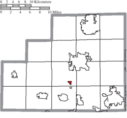 Location of Chippewa Lake in Medina County