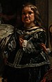 Dettaglio di Las Meninas di Diego Velázquez che mostra una nana di corte