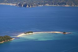 蠑螺が岳から望む水島（2016年10月24日撮影）