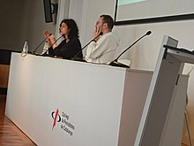 Núria Ferran a la II Jornada d'ètica periodística del Col·legi de Periodistes de Catalunya