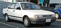 第七代Sunny B13型系1.3L JX四門轎車車頭（日本前期樣式）