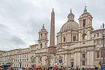 Piazza Navona med Sant'Agnese in Agone.