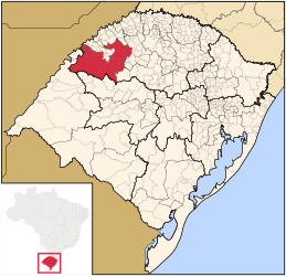 Santo Ângelo – Mappa