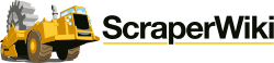 The ScraperWiki logo, a wheel tractor-scraper.