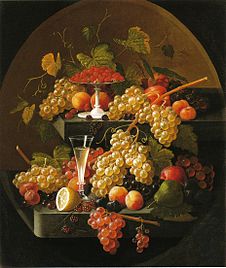 Fruit and Wine Glass