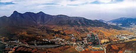 Vue de Dengfeng (Henan) en octobre 2008.