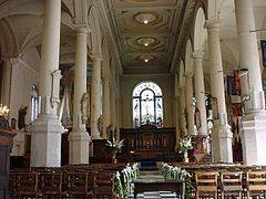 Vue de l'intérieur de St Sepulchre