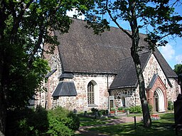 Heliga korsets kyrka i Tövsala