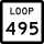 State Highway Loop 495 marker