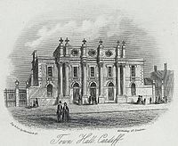 The former 1853 Cardiff Town Hall