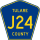 County Road J24 marker