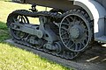 Tracks of a Unic-Kegresse P107 half-track that was captured and used by the Wehrmacht, displayed in the Museum of the Great Patriotic War, Moscow, Poklonnaya Hill Victory Park