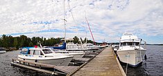 Vääksy harbour in Päijänne